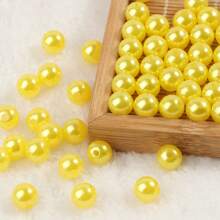 彩色圓形丙烯酸仿珍珠散珠,diy珠寶製作手鍊項鍊,4/6/8/10mm - 彩色 - 查看 10