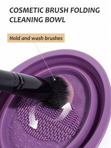 MAANGE 18pcs Makeup Brushes Set With Velvet Bag&1pc Big Makeup Remover Puff&1pc Small Makeup Remover Puff&1pc Big Drop Makeup Sponge&Cleaning Box&Cleaning Mat,Makeup Tools Combo Set,Set For Travel Easy Carrying,Brush Set,Makeup Brush Kit,Make Up Brush Set,Make Up Set Complete,Makeup Brush Set,Complete Makeup Kit,Brush Kit,Brushes Makeup Set,Makeup Gift Set,Set - Black - View 7