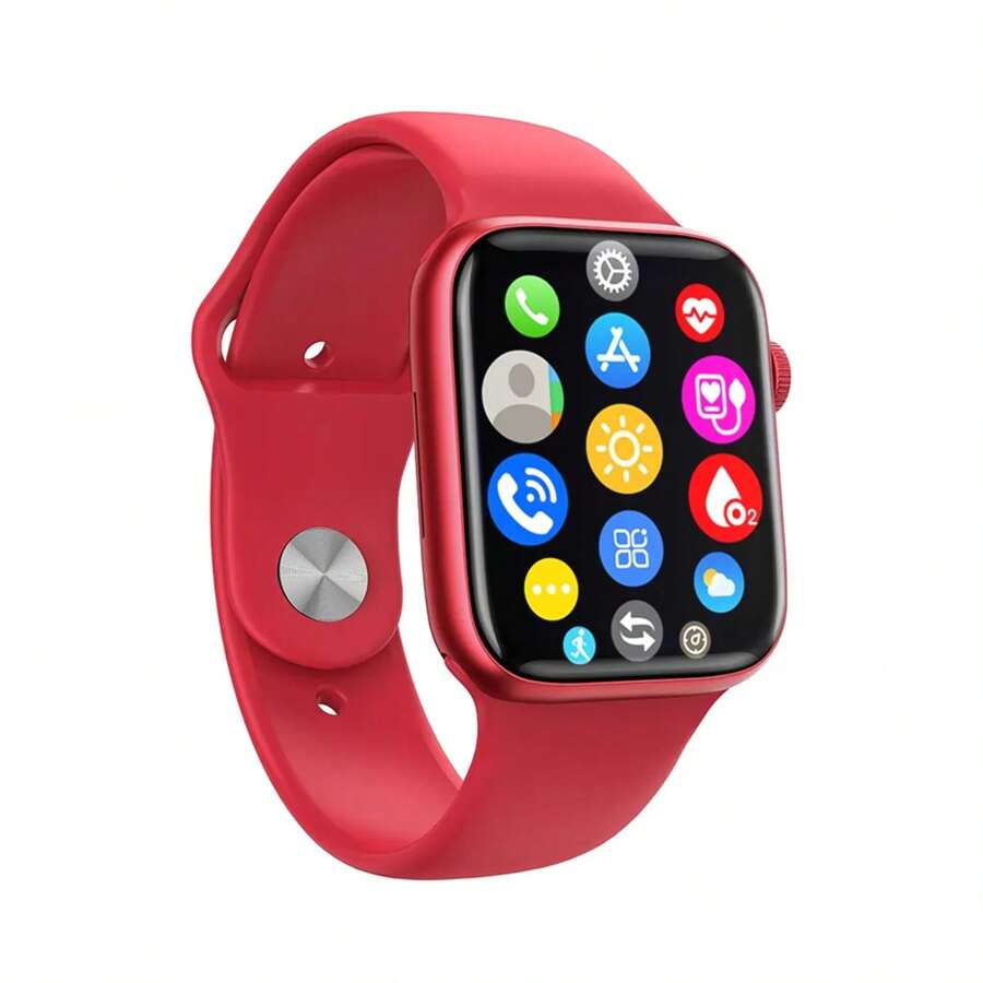 Reloj inteligente deportivo profesional T800 Pro Max pulsera de conteo de calorías de 1,99 pulgadas - Rojo - Ver 1