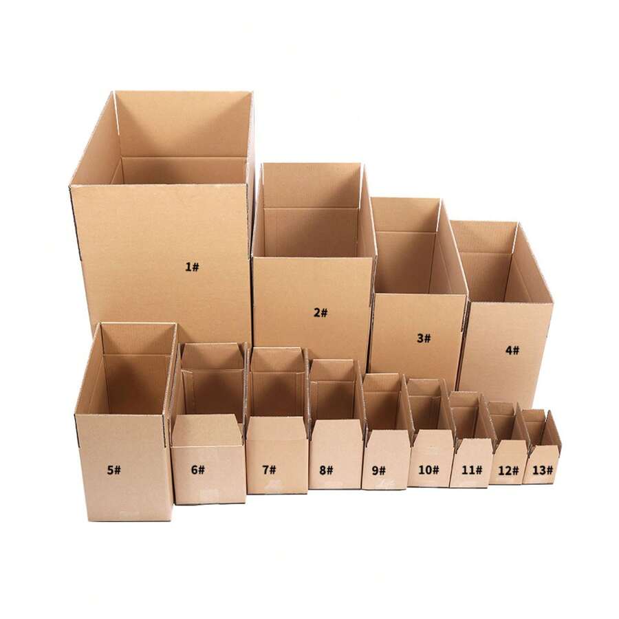 5 Stück dreischichtige stabile (B-Welle) Postversandboxen, Kurier-Versandboxen, Schulmaterial, Schulanfang