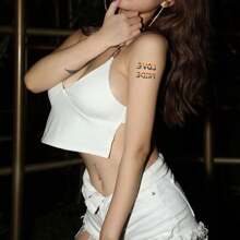 1 套 19 件临时纹身，彩虹图案，防水 - 彩色 - 查看 2