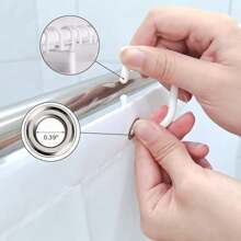 1/4Pcs Blue Rose Shower Curtain And Non-Slip Mat Set Beautiful Blue Rose Blooming In The Dark Night Pattern U Shape Toilet Rug And Toilet Lid Cover Bathroom Decor - Multicolor - View 11