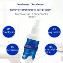 3 件裝腳鞋除臭噴霧可消除異味（隨機） - 白色 - 查看 4