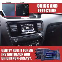 10入組車內清潔抹布,汽車儀表板塑膠仿皮座椅特殊除污塗層護理汽車清潔用品 - 彩色 - 查看 5