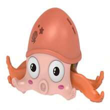 1 pieza de juguete de pulpo para gatear y aprender a caminar para niños con cuerda para tirar, adecuado para baby shower - Rosa - Ver 2