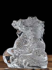 彩色上釉迷你龍飾品,家居十二生肖桌面裝飾配件手工藝品禮品家飾 - 彩色 - 查看 7