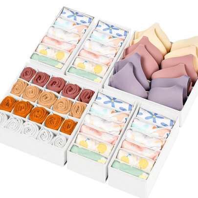 1 Gói Hộp đựng đồ lót màu trơn, Hộp đựng tất không dệt màu be, Đồ lót tủ quần áo, Áo ngực, Tất, Cà vạt, Hộp đựng khăn lụa, Hộp đựng đồ trang trí tủ quần áo Trang trí lễ hội Trang trí phòng Trang trí nhà Trang trí phòng ngủ Trang trí phòng ngủ, Hộp đựng đồ, Hộp đựng đồ, Đồ lưu trữ tại nhà, Áo phông trắng nữ, Quần đen nữ, Quần áo mùa đông cho nữ, Váy, Quần áo mùa đông cho nữ, Váy cho phụ nữ thanh lịch, Áo sơ mi trắng cho nữ, Tay dài, Bộ đồ liền quần màu trắng cho nữ, Váy mùa xuân cho nữ, Trang phục mùa xuân cho nữ, Mùa xuân, Quần áo mùa xuân, Tối giản, Áo mùa hè