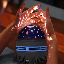 1入組星空投影機,夜燈,rgb月球和星空投影燈,適用於室內和室外,家庭聚會,送禮佳品,車輛和房間裝飾,適用於聖誕節戶外活動