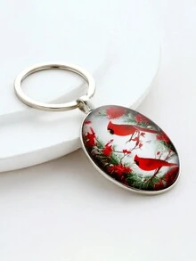 鳥鑰匙扣,可愛的合金鑰匙鍊,適用於錢包,背包,配飾,珠寶禮物 - 彩色 - 查看 2