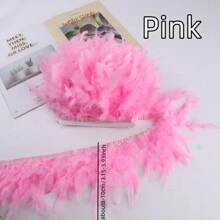(50/100/150/200cm) Natural Turkey Hair Edge 10-15cm/Diy Feathers/Ready Stock//Special Offer - Multicolor - View 5