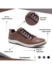 Men Sneakers - Óxido marrón - Ver 2