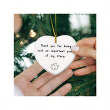 感謝您成為我故事中如此重要的一部分,感謝禮物,學期結束禮物,老師禮物,特殊老師,老師聖誕裝飾,萬聖節感恩節聖誕禮物 - 白色 - 查看 7