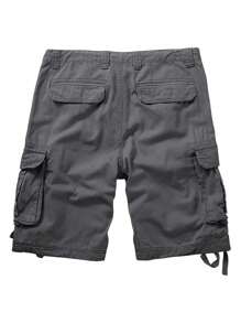 Men'S Camo Multi-Pocket Relaxed Fit Casual Shorts,Outdoor Camouflage Twill Cargo Shorts 11" Inseam(No Belt) - 灰色 - 查看 2