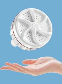 1pc Usb Mini Turbo Dishwasher & Portable Washing Machine With Suction Cups, Suitable For College Dormitories, Travel, Home And Apartment Cleaning - White - View 8