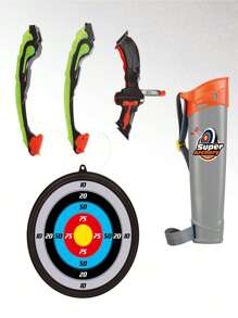 Gấp lại Led Chiếu sáng Nơ Và Mũi tên Bộ ( Ngẫu nhiên bao bì ) , Đồ chơi Bắn cung Bộ Đối với 6-8 Già Con trai , Hoàn hảo Giáo dục Và Niềm vui : Tốt Động cơ Kỹ năng , Sự chính xác , Và Siêu anh hùng , Đồng hồ điện tử - Nhiều màu - Xem 6