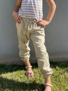 Calça jogger infantil Sarja Premium