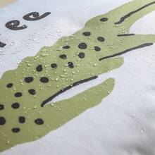 1只卡通印花牛津布防水手提收納袋,耐用大容量 - 淺藍色 - 查看 5