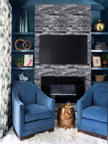 Grey Brick Wallpaper Peel And Stick Wallpaper Stone Wallpaper, Self Adhesive Removable Vintage Brick Wall Paper Faux Textured Wallpaper Home Decoration, Renovation Stickers Peel Wall Panels, Wall Paper, Wallpapers, Spring Decoration Items Refresh Your Home, Rama Decoration Stickers Gifts Birthday Graduation