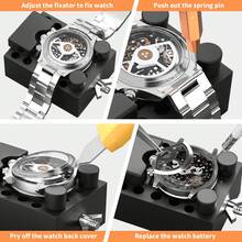 Watch Repair Kit, Watch Case Opener Spring Bar Tools, Watch Battery Replacement Tool Kit, Watch Band Link Pin Tool Set With Carrying Case And Instruction Manual