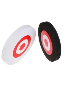 1pc Mobile Archery Target EVA Foam Target For Bow And Arrow Shooting Round Moving Hunting Practice Accessories For Outdoor - White - View 9