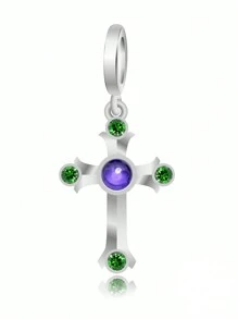 1入歐美風格925純銀吊墜,附diy項鏈適用於紀念與信仰,中性款式,適合於派對場合 - Q3271 - 查看 1