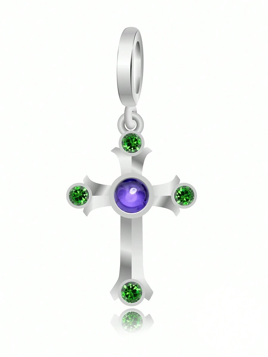 1入歐美風格925純銀吊墜,附diy項鏈適用於紀念與信仰,中性款式,適合於派對場合 - Q3271 - 查看 1