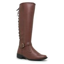 Women Knee-High Boots - 摩卡棕 - 查看 4