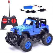 1 Juego Carro Camioneta Recargable Con Control Remoto De Pilas - Multicolor - Ver 1