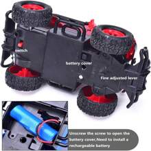 1 Juego Carro Camioneta Recargable Con Control Remoto De Pilas - Multicolor - Ver 3