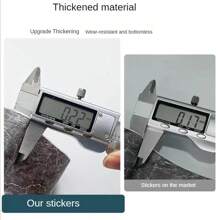 1roll Super Thick Aluminum Foil Material Self-Adhesive Removable Wall Sticker Waterproof & Oilproof Wallpaper For Bathroom & Kitchen Renovation,Stickers,Wall Decal, Vinyl Decal For Home Decorations,Spring Decoration Items Refresh Your Home,Rama Decoration Stickers Gifts Birthday Graduation Kitchen Decor - Grey - View 9