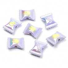 10 顆多色壓克力糖果珠,適合 Diy 手鍊、項鍊和其他珠寶製作,17x21 毫米 - 17x21mm - 查看 11