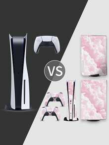 1set Digital Theme Game Console Skin Sticker (3pcs/Set) Compatible With - Multicolor - View 10