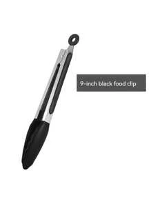 1pc Grill Tong, Food Clip, High Temperature Resistance, Non-Slip Silicone, For Cooking, BBQ, Baking, Kitchen Tools 9in - Multicolor - View 10