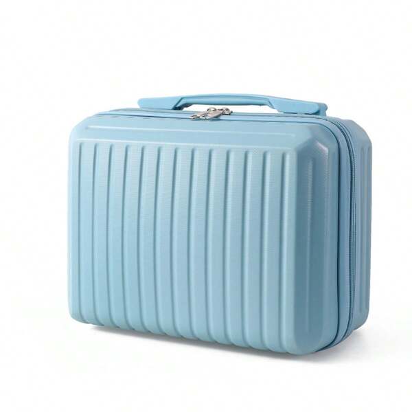 1pc Travel Portable Large Capacity Makeup Storage Bag, Wash Bag,Pouch Bag,1pc Portable Cosmetic Bag, Travel Toiletry Bag With Handle, Multifunctional Cosmetic Bag,1pc Multifunctional Large Capacity Cosmetic Bag Fashionable Waterproof Wash Storage Bag Mesh Bag Bag For School School Accessories School Stuff