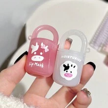 Moisturizing Small Bucket Lip Mask Moisturizing Care Double Lip Jelly Lipstick Is Refreshing And Not Greasy - Pink - View 8