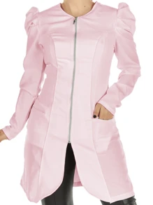 Women Coats - 淺粉色 - 查看 5