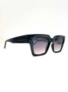Men Sunglasses Casual For Summer Sunprotection Outdoor Perfect For Friend As A Gift - Black - View 3