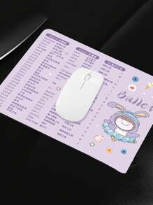 1个卡通个性化防滑鼠标垫，带办公快捷键 - 彩色 - 查看 3