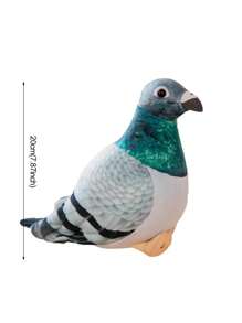 1 Pieza Linda Paloma De Peluche Realista - Multicolor - Ver 2
