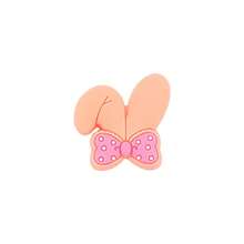 1pc New Design Silicone Rabbit & Bowknot & Bead For Kids' Diy Jewelry Making - Orange - View 1