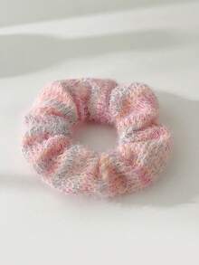 3 Bow Knitted Printed Ditsy Floral Love Plaid Simple Fashionable Soft And Comfortable Hair Tie Combination Set - Multicolor - View 10