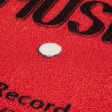 DeramHy Home 1 PIece  Music Record Black Round Area Rug For Bedroom Living Room Study Playing,Non-Slip Floor Mat Carpet Home Decor Rugs - Black and Red - View 9