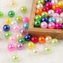 彩色圓形丙烯酸仿珍珠散珠,diy珠寶製作手鍊項鍊,4/6/8/10mm - 彩色 - 查看 17