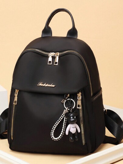 Mochila de mujer de tela Oxford 2024 de gran capacidad, impermeable, bolso de hombro de viaje para estudiantes, mochila escolar, mochila escolar, de gran capacidad, casual clásica, ligera, adecuada para adolescentes, mujeres universitarias, maestros, trabajadores de cuello blanco, principiantes y trabajadores de cuello blanco, escuela secundaria, escuela primaria, exterior, viaje, excursión, vacaciones