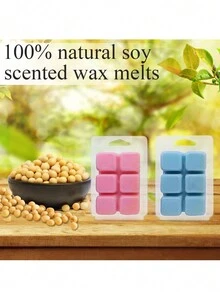 1 件 3 盎司香味蜡融化，香味大豆蜡，香味大豆蜡块，用于加热器、家居香薰、礼物、婚礼 - 紅色 - 查看 3