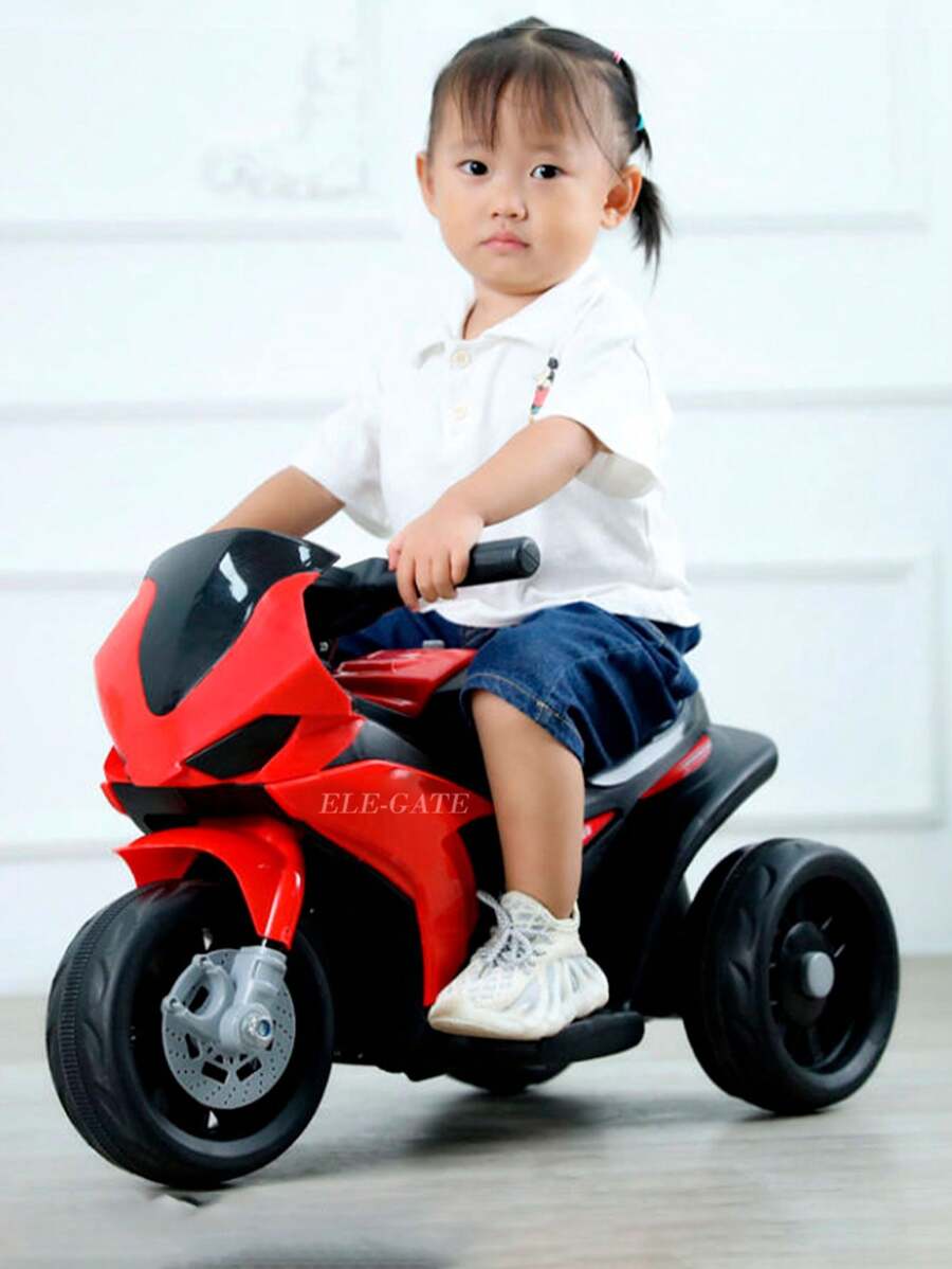 Rideable Rechargeable Electric Motorcycle For Children 6v 4.5A - Red - View 1