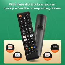 Compatible With Samsung Tv Infrared Remote Control, Model Bn59-01315j - Black - View 2