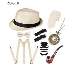 14 件 1920 年代男士盖茨比服装配饰套装 - 1920s set - 查看 13