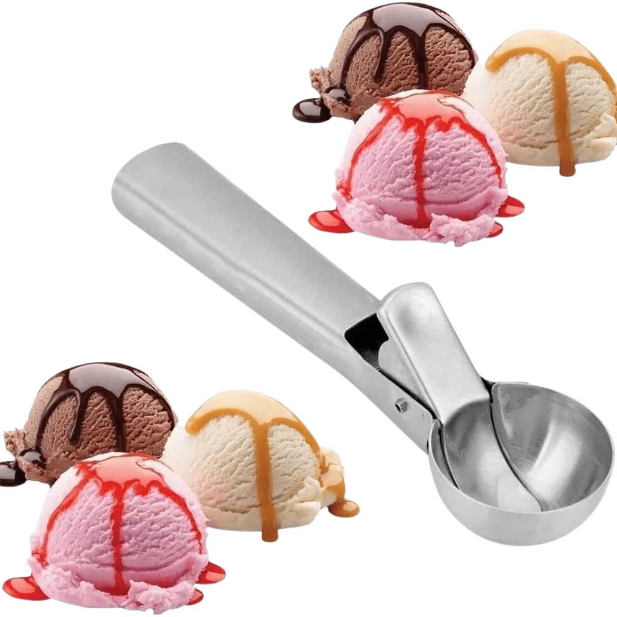 Ice Cream Scoops & Stacks - 灰色 - 查看 1