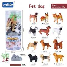 18pcs/Set Dinosaur Animal Model Ocean Farm Scene Bucket Toys - 12 Dinosaurs - View 3